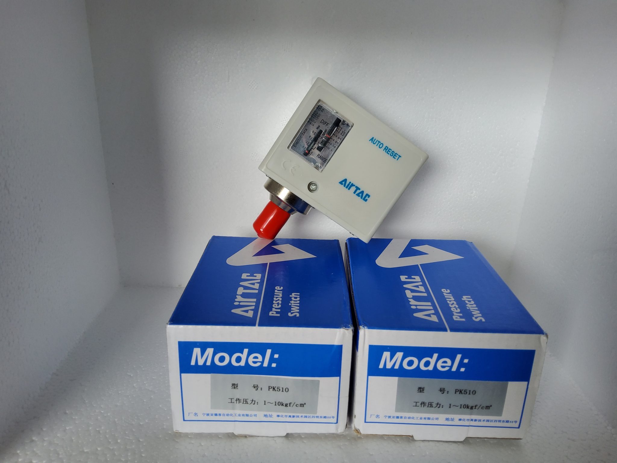 Airtac pk510 pressure switch, pressure control switch , 110bar, dif 1